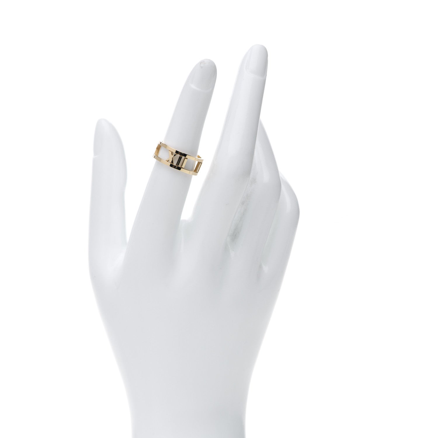 Tiffany 18K Yellow Gold Atlas Open Ring 52 6 2 of 6