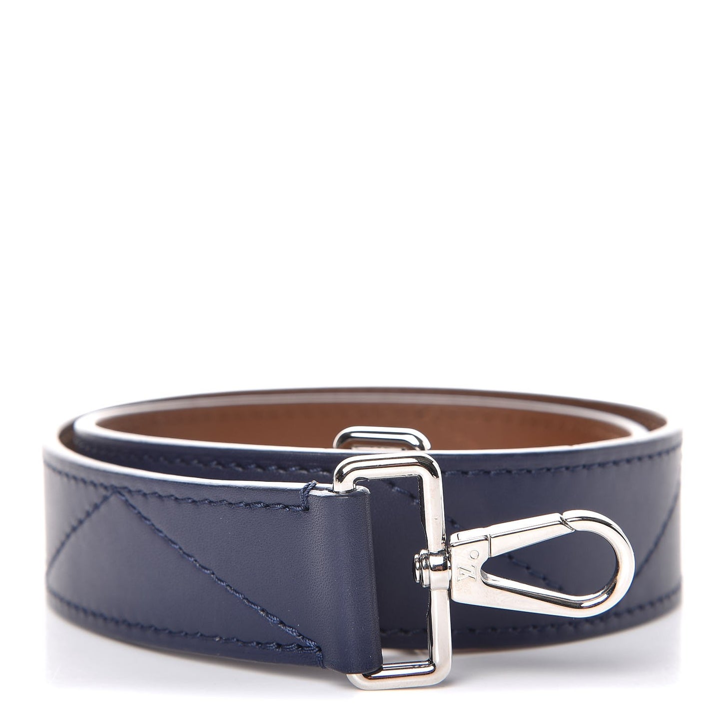 Calfskin Very One Handle Shoulder Strap Navy