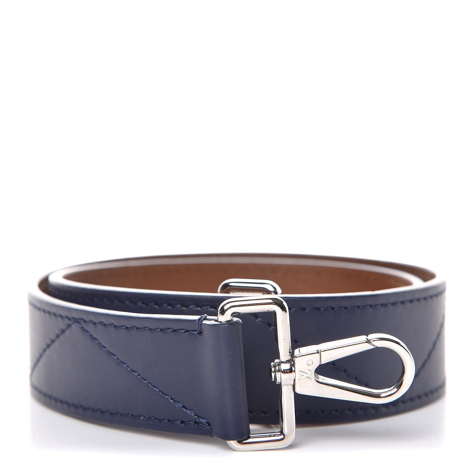 Louis Vuitton Calfskin Very One Handle Shoulder Strap Navy 1 of 3