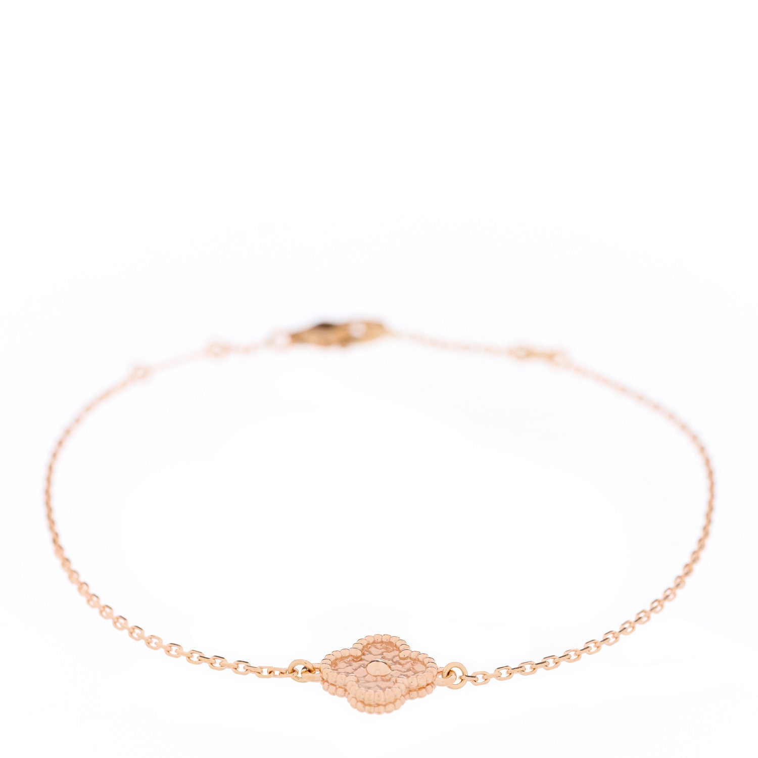 Van Cleef & Arpels 18K Rose Gold Sweet Alhambra Bracelet 2 of 6