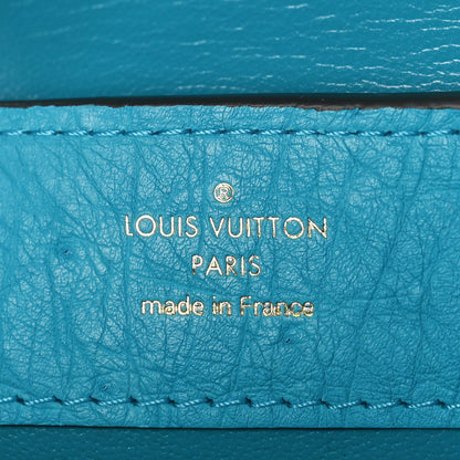 Louis Vuitton Ostrich Capucines Mini Candy Blue 6 of 9