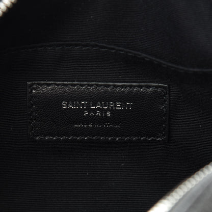 Saint Laurent Lambskin Monogram Lou Belt Bag Asphalt 6 of 10