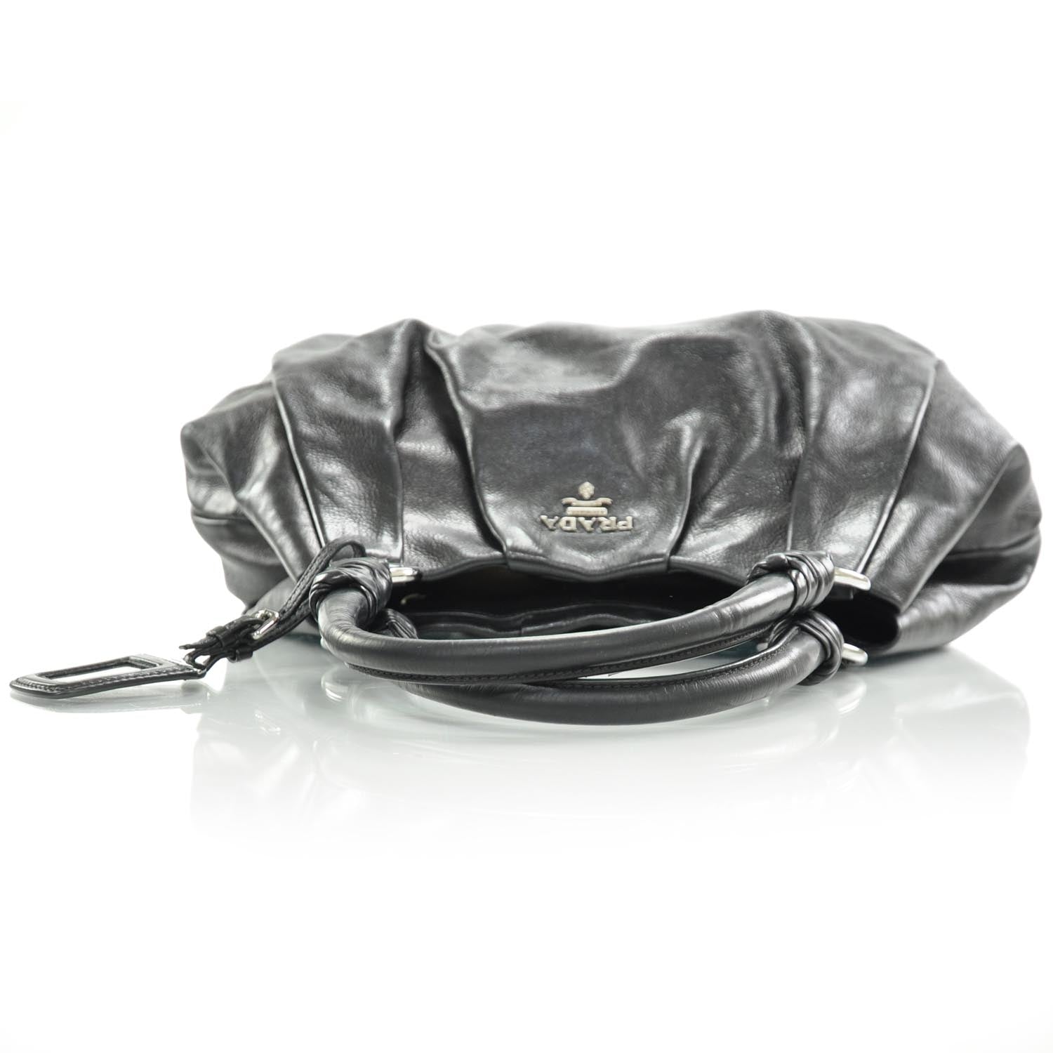 Prada Leather Satchel Nero Black 5 of 9