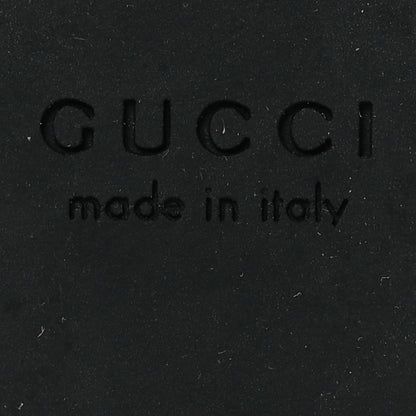 Gucci Logo Calfskin Slingback Sandals 36 Black 8 of 12