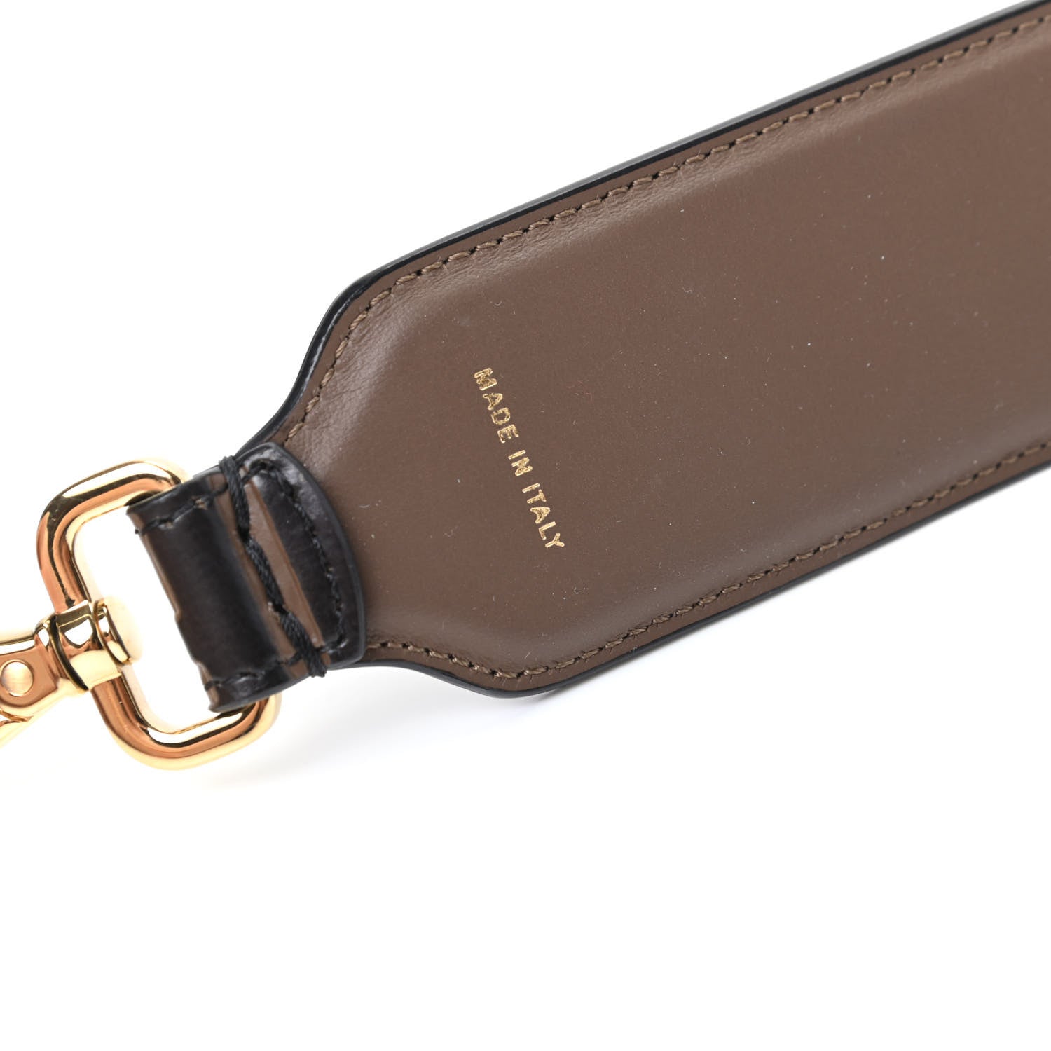 Fendi Vitello Century Bi-Color FF 1974 Embossed Strap You Maya Black 4 of 5