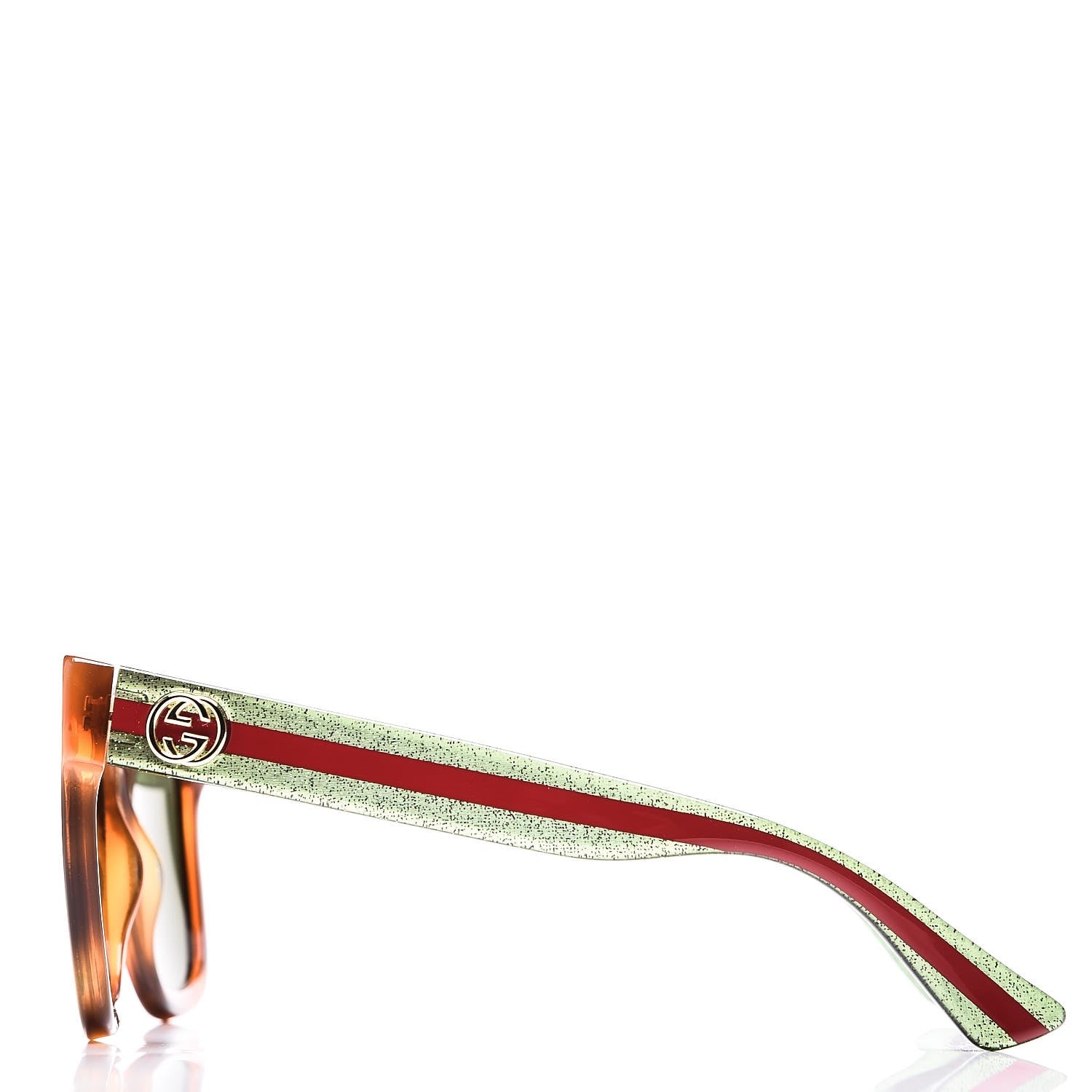 Gucci Web Sunglasses GG0034S Havana 3 of 7