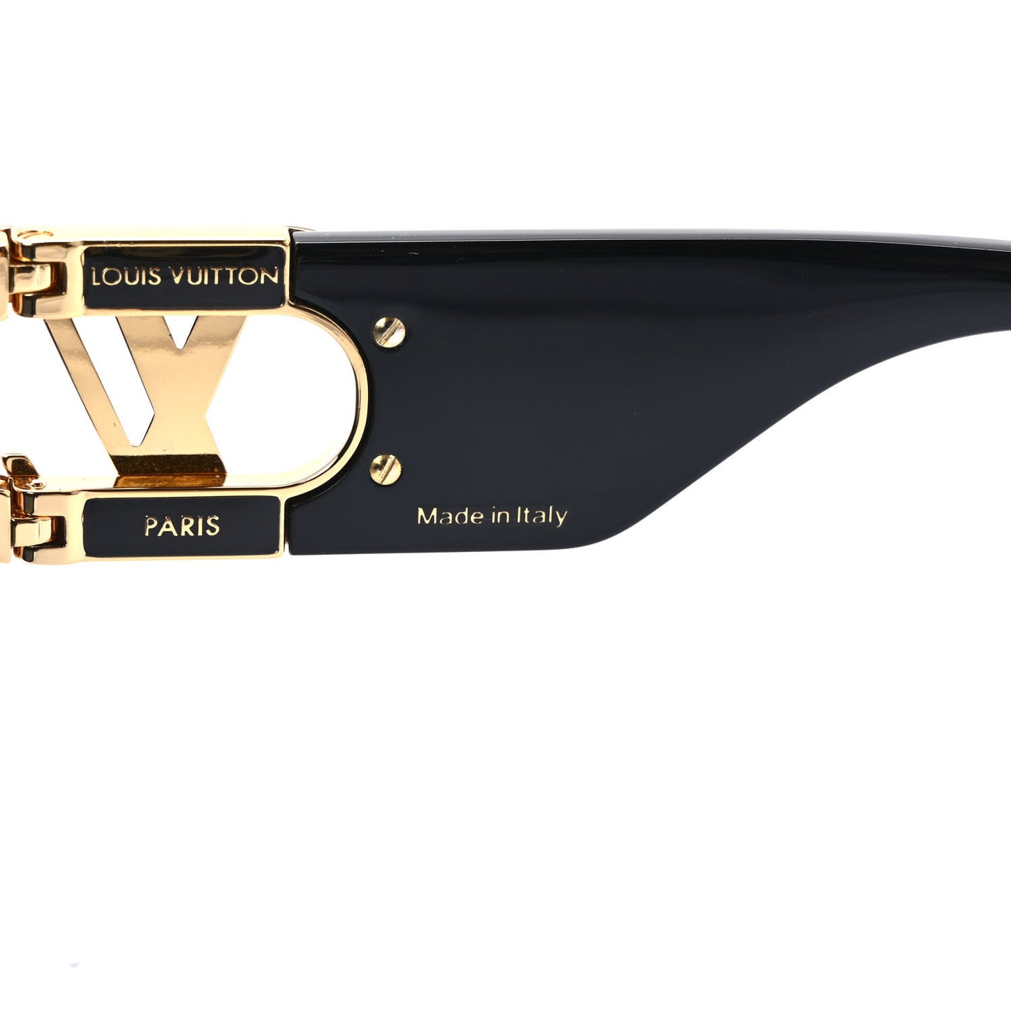 Acetate LV Link Square Sunglasses Z1478E Black