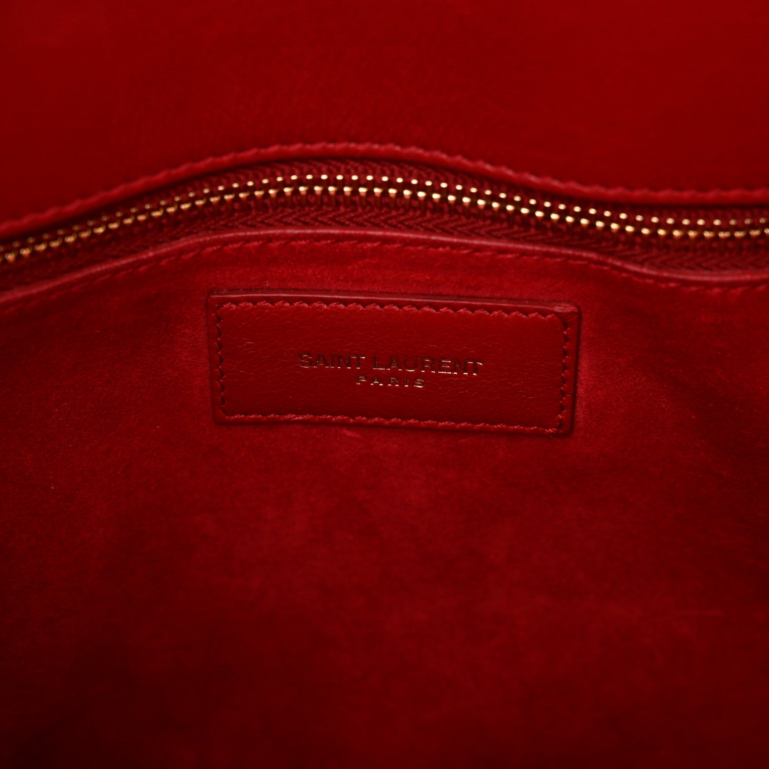Saint Laurent Calfskin Small Sac De Jour Lipstick Red 8 of 12