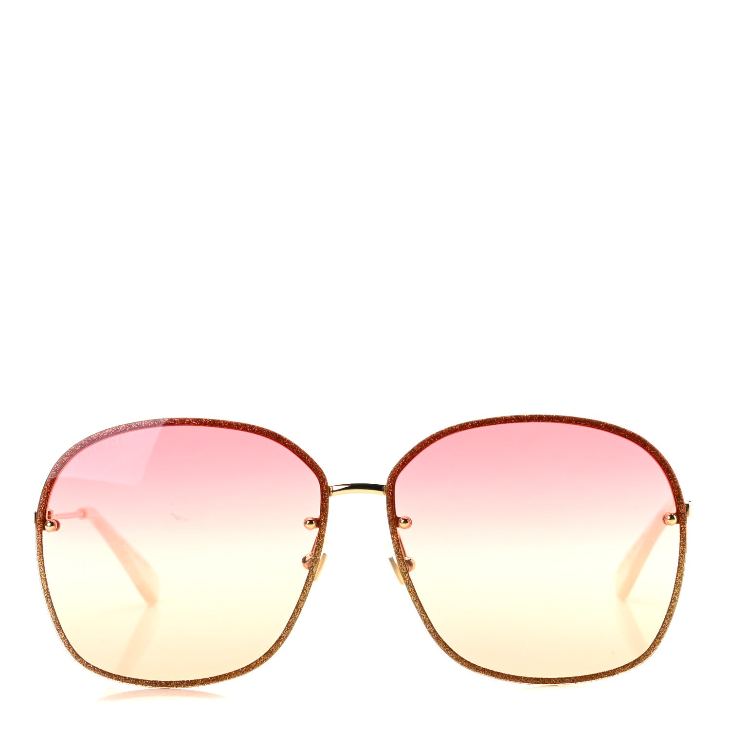 Gucci Square Frame Sunglasses GG0228S Pink 2 of 6