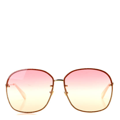 Gucci Square Frame Sunglasses GG0228S Pink 2 of 6