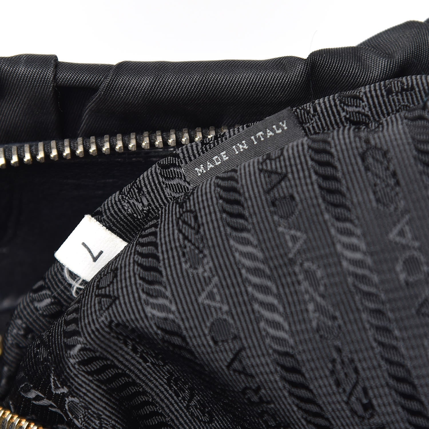 Prada Tessuto Nylon Gaufre Tote Black 7 of 28