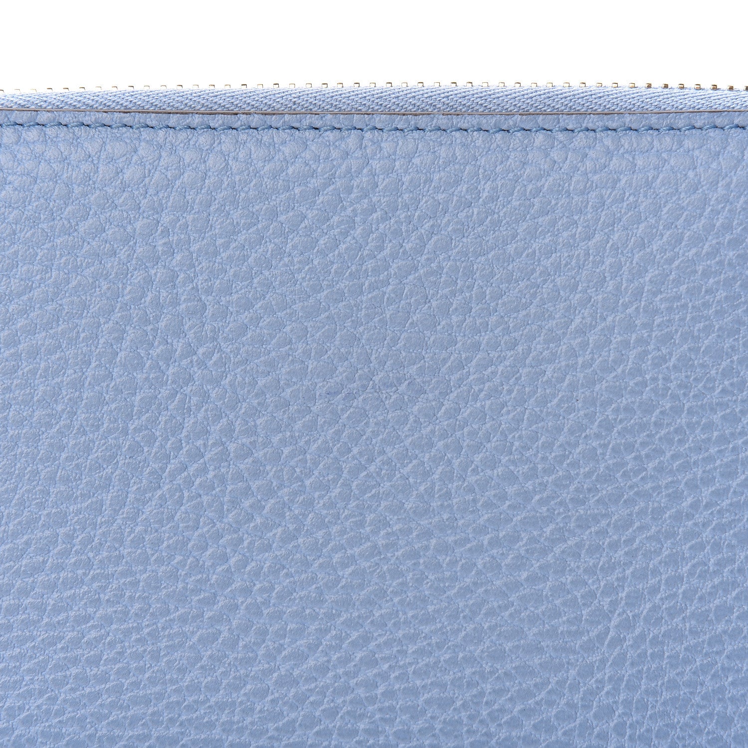Gucci Dollar Calfskin GG Zip Around Wallet Mineral Blue 8 of 9