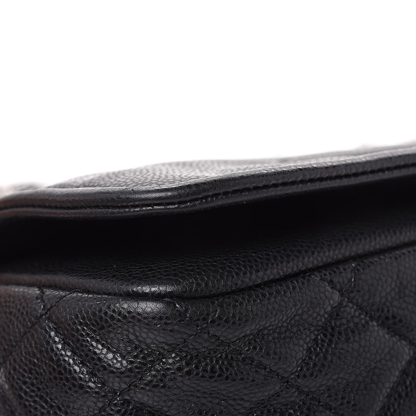 Caviar Large Timeless CC Flap Black