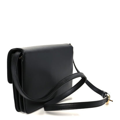 Saint Laurent Smooth Calfskin Le Maillon Satchel Black 3 of 11