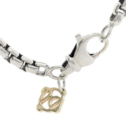 David Yurman Sterling Silver 18K Yellow Gold Diamond Smoky Quartz 14mm Albion Pendant Necklace 5 of 5