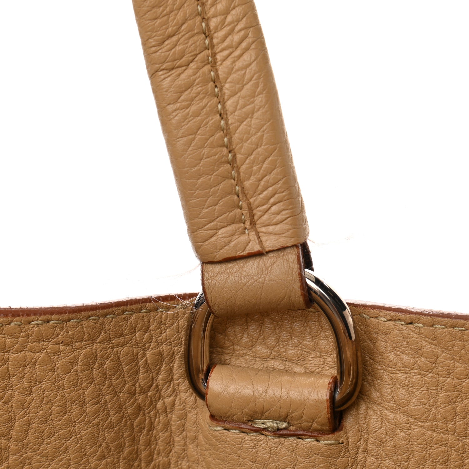 Prada Vitello Daino Side Pocket Tote Naturale 12 of 12