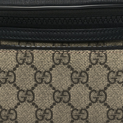 Gucci GG Supreme Monogram Belt Bag Black 8 of 10