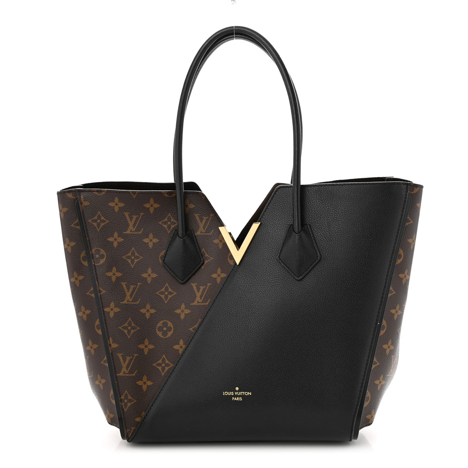 Louis Vuitton Calfskin Monogram Kimono Tote Black 1 of 12