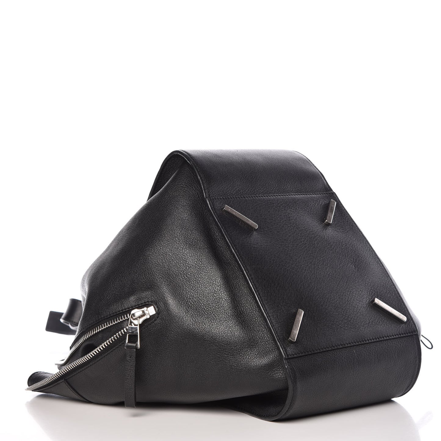 Calfskin Medium Hammock Shoulder Bag Black