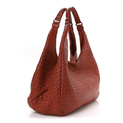 Bottega Veneta Nappa Intrecciato Large Campana Hobo Brique 3 of 10