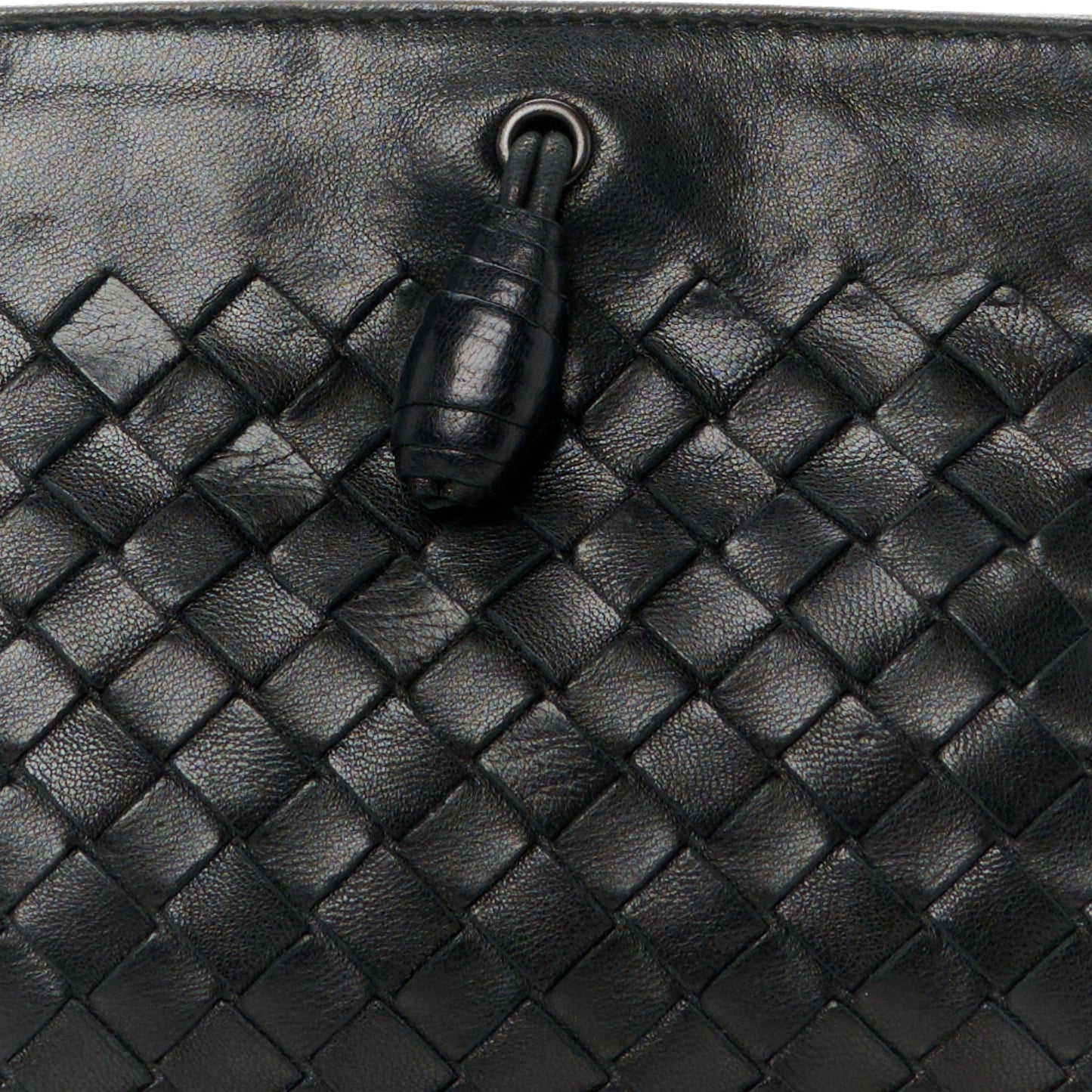 Nappa Intrecciato Mini Shoulder Bag Black