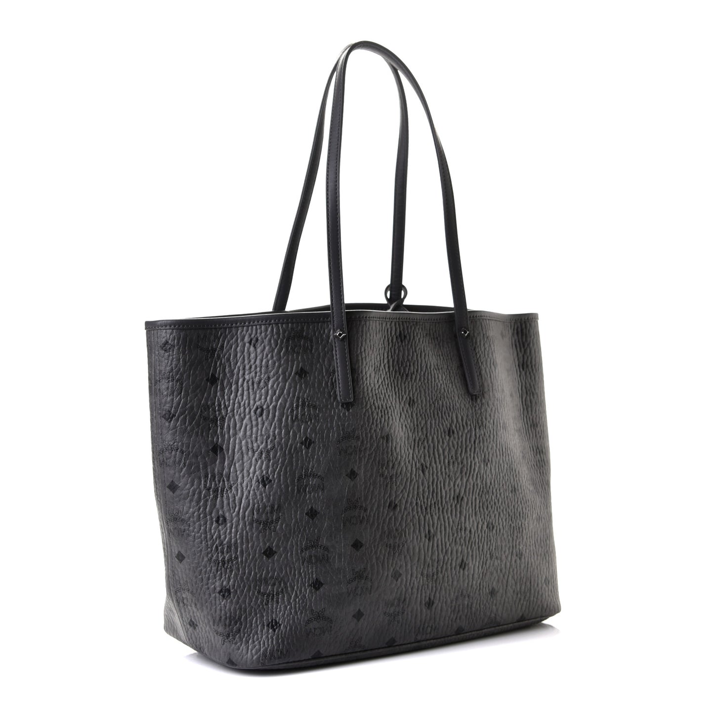 Visetos Medium Project Reversible Shopper Tote Phantom Grey