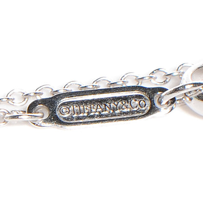 Tiffany 18K White Gold Diamond Floral Pendant Necklace 4 of 4