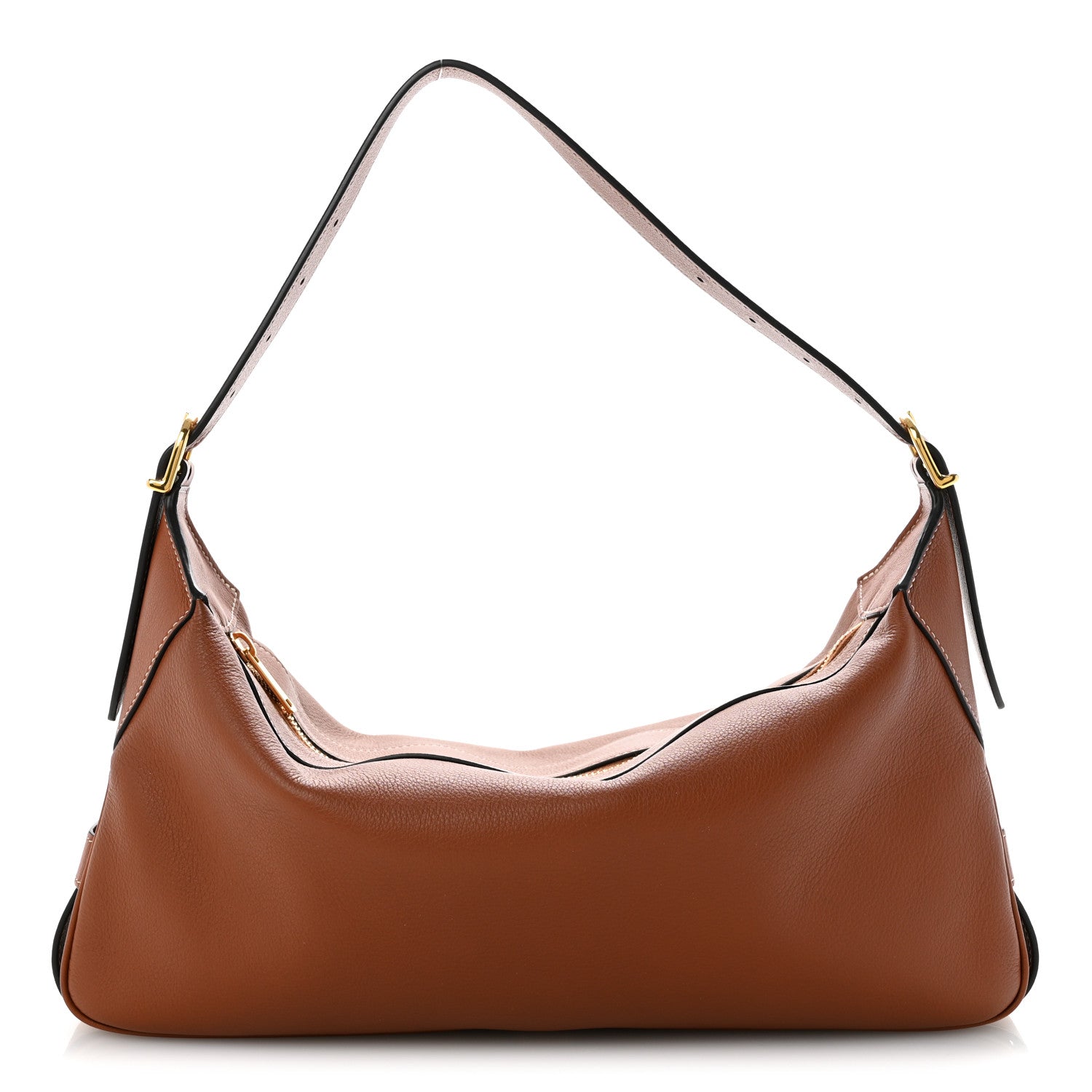 Celine Supple Calfskin Medium Romy Shoulder Bag Tan 1 of 13