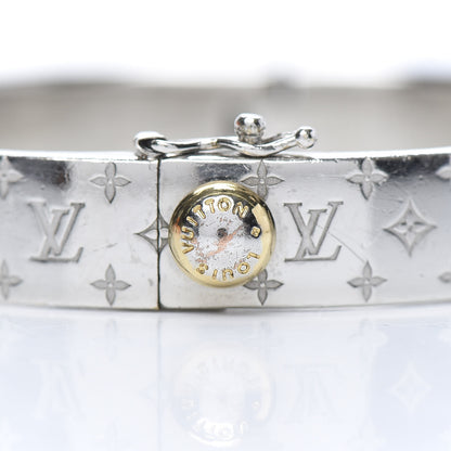 Louis Vuitton Palladium Monogram Nanogram Cuff M 7 of 8