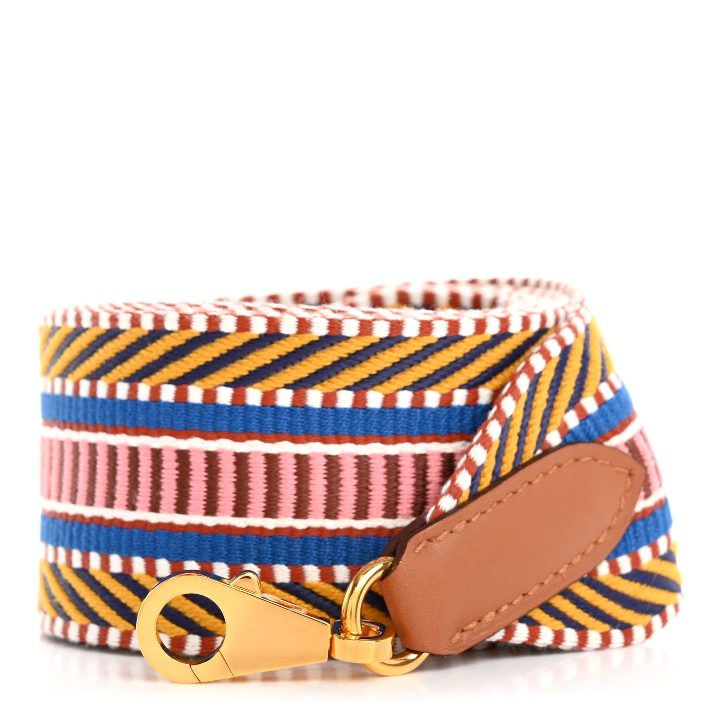 Toile Swift 50mm Sangle Cavale Shoulder Strap Ambre Rose D'Ete Gold
