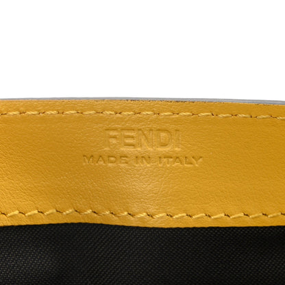 Fendi Vitello Cruise F is Fendi Bi-Color FF 1974 Embossed Continental Envelope Wallet On Chain Maya Yellow 6 of 12