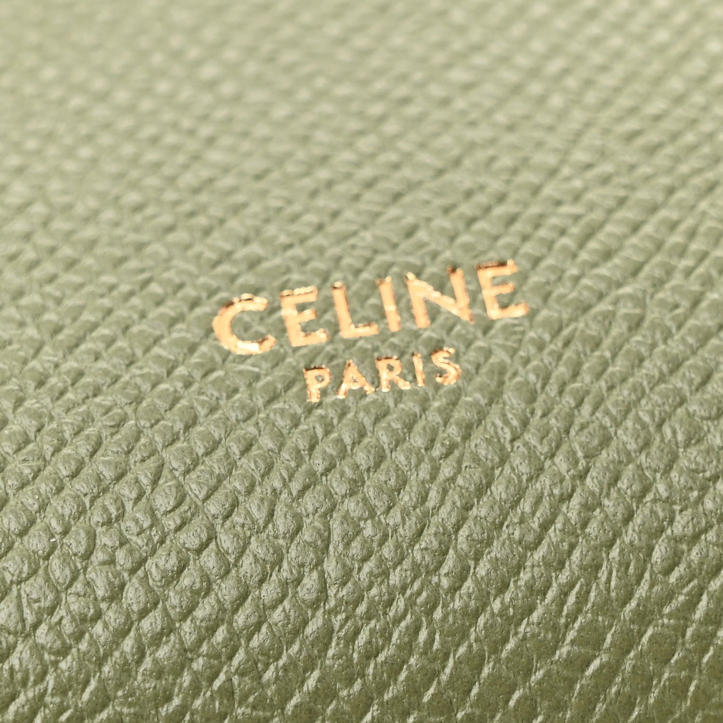Grained Calfskin Micro Belt Bag Light Khaki