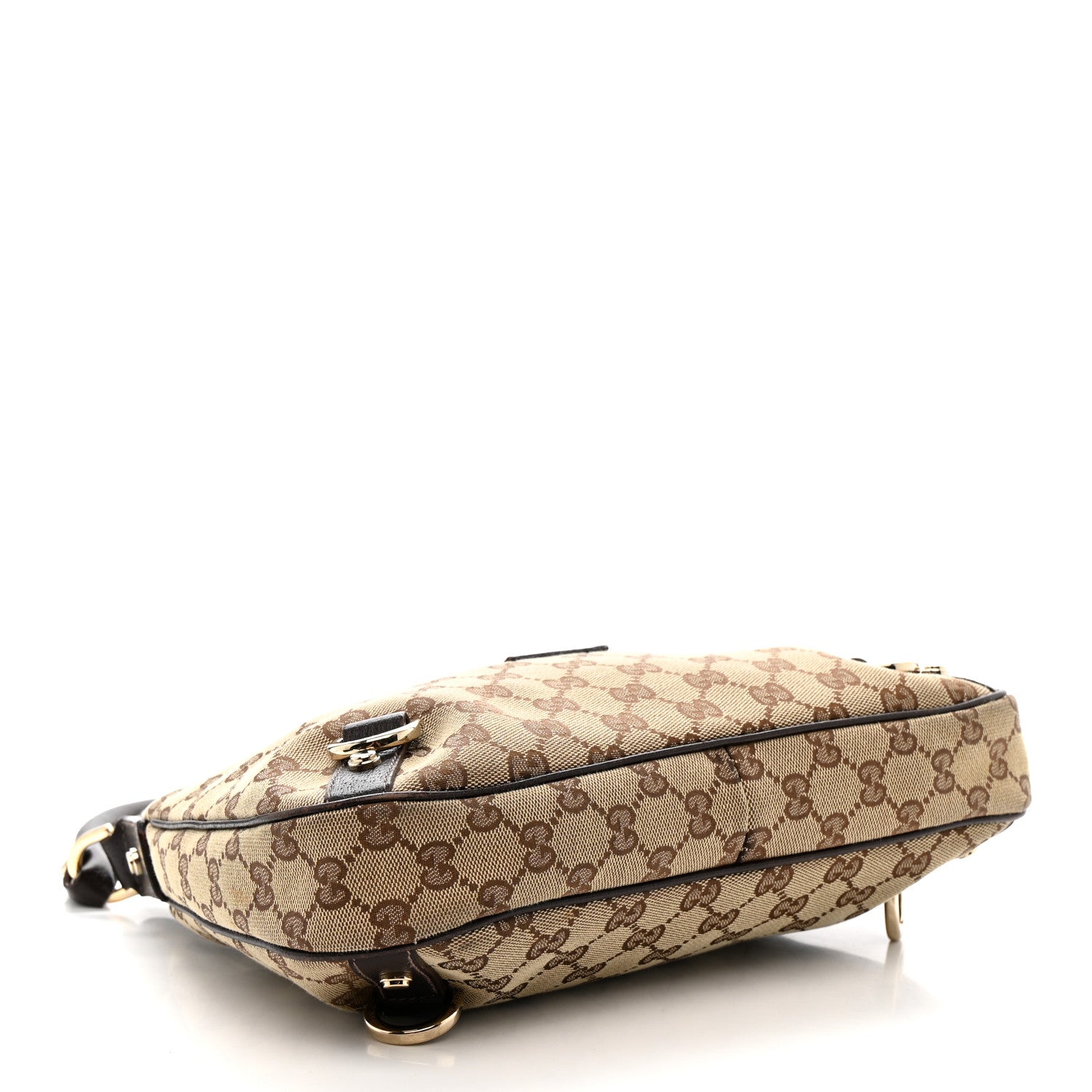 Gucci Monogram Medium Abbey D Ring Hobo Brown 4 of 16