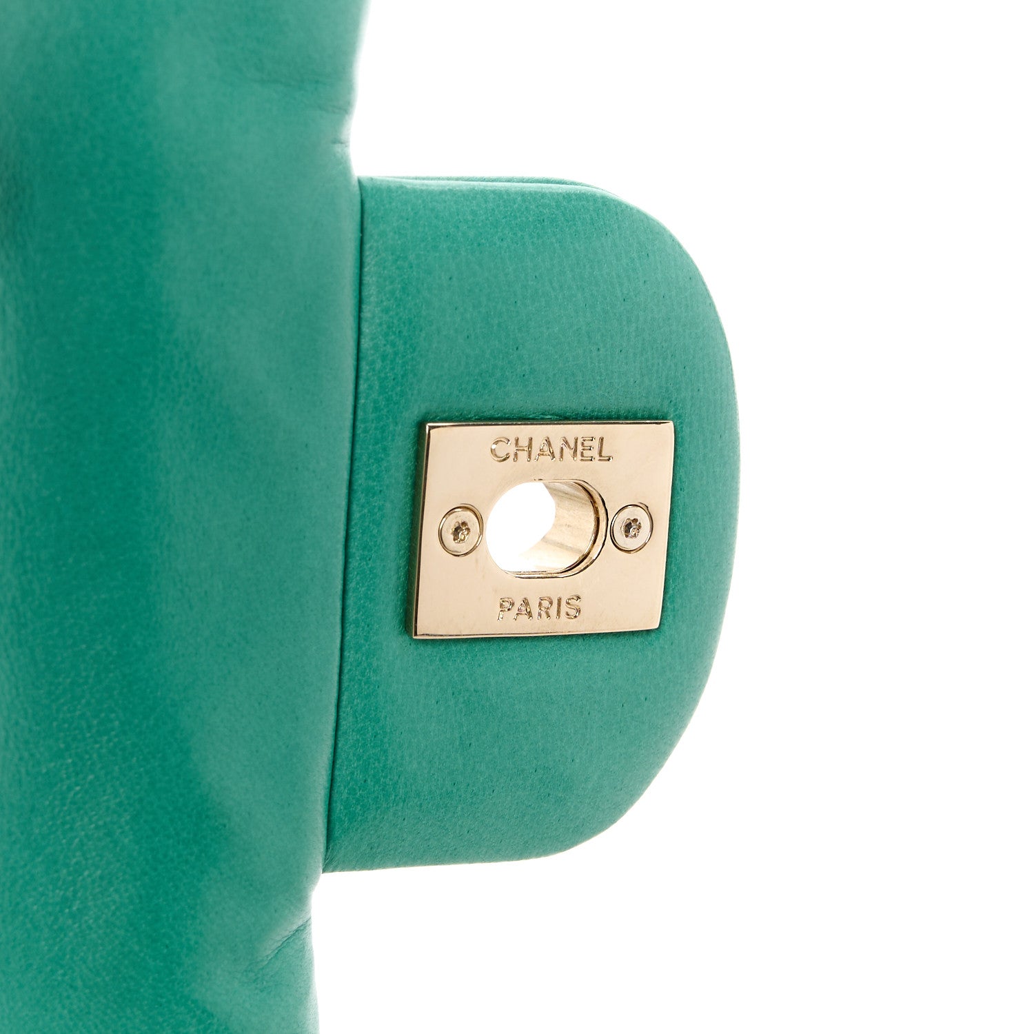 Chanel Lambskin Quilted Mini Square Flap Green 8 of 13