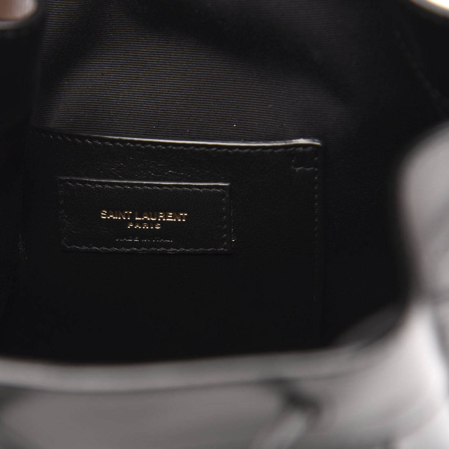 Smooth Calfskin Medium Talitha Bucket Bag Black