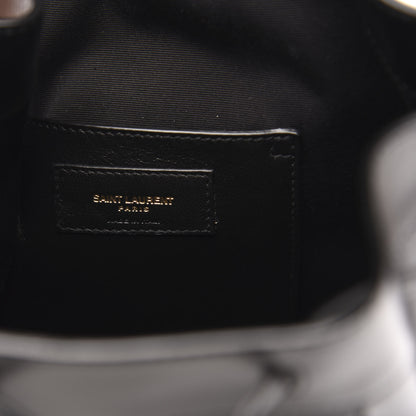 Saint Laurent Smooth Calfskin Medium Talitha Bucket Bag Black 6 of 10