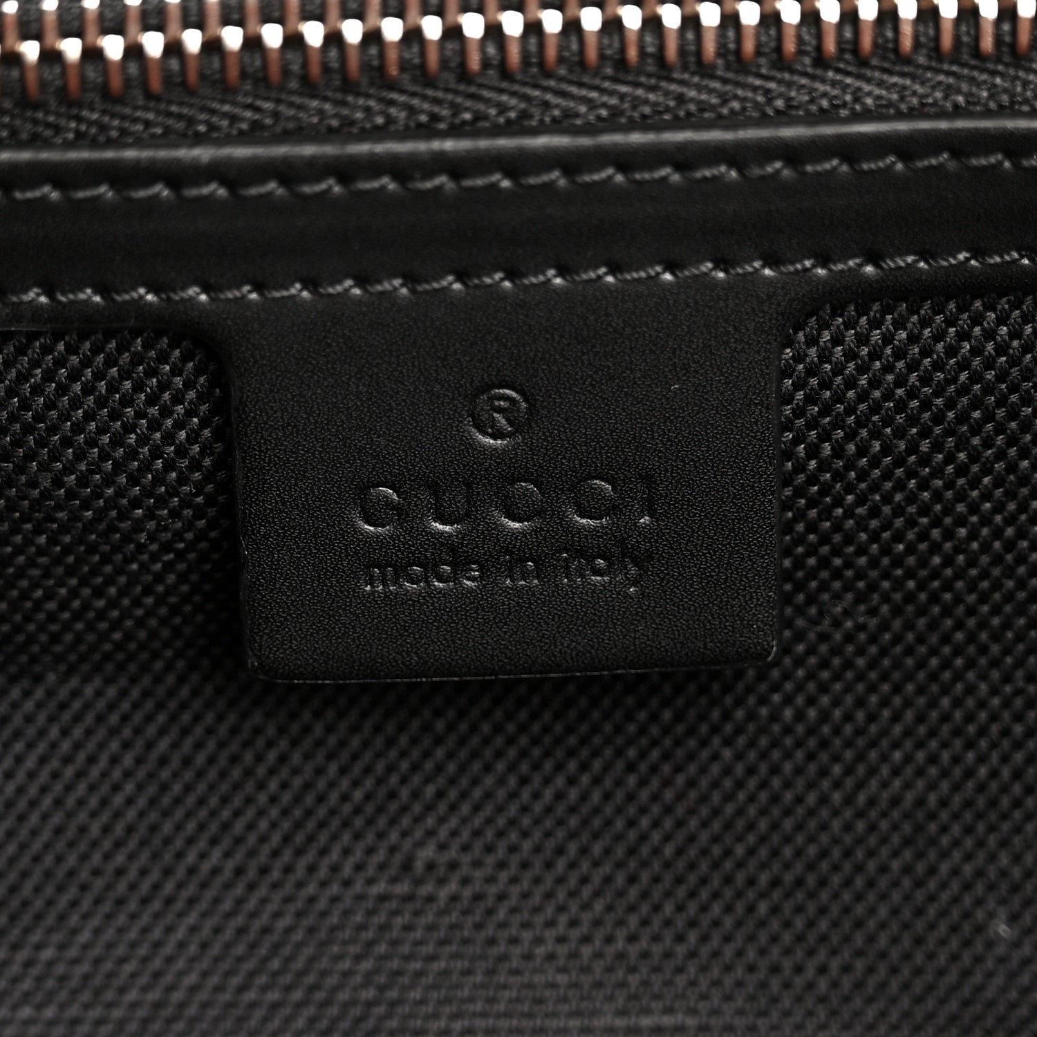 Gucci Soft GG Supreme Monogram Appia Calfskin Web Large Carry On Duffle Bag Black Grey 5 of 12