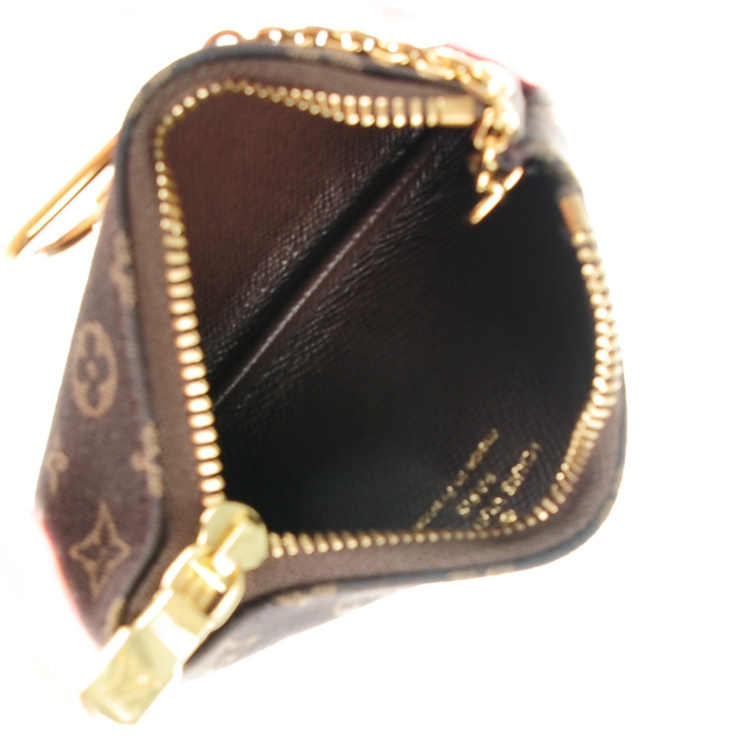 Louis Vuitton Mini Lin Key Pouch Ebene 5 of 7