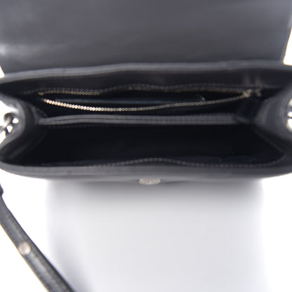 Saint Laurent Calfskin Y Quilted Monogram Toy Loulou Crossbody Bag Asphalt 4 of 11