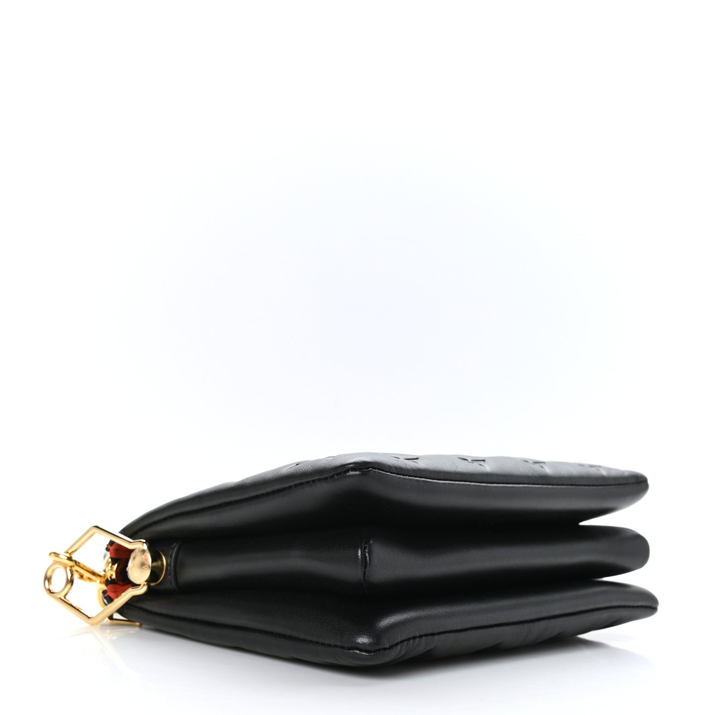 Lambskin Embossed Monogram Coussin BB Black