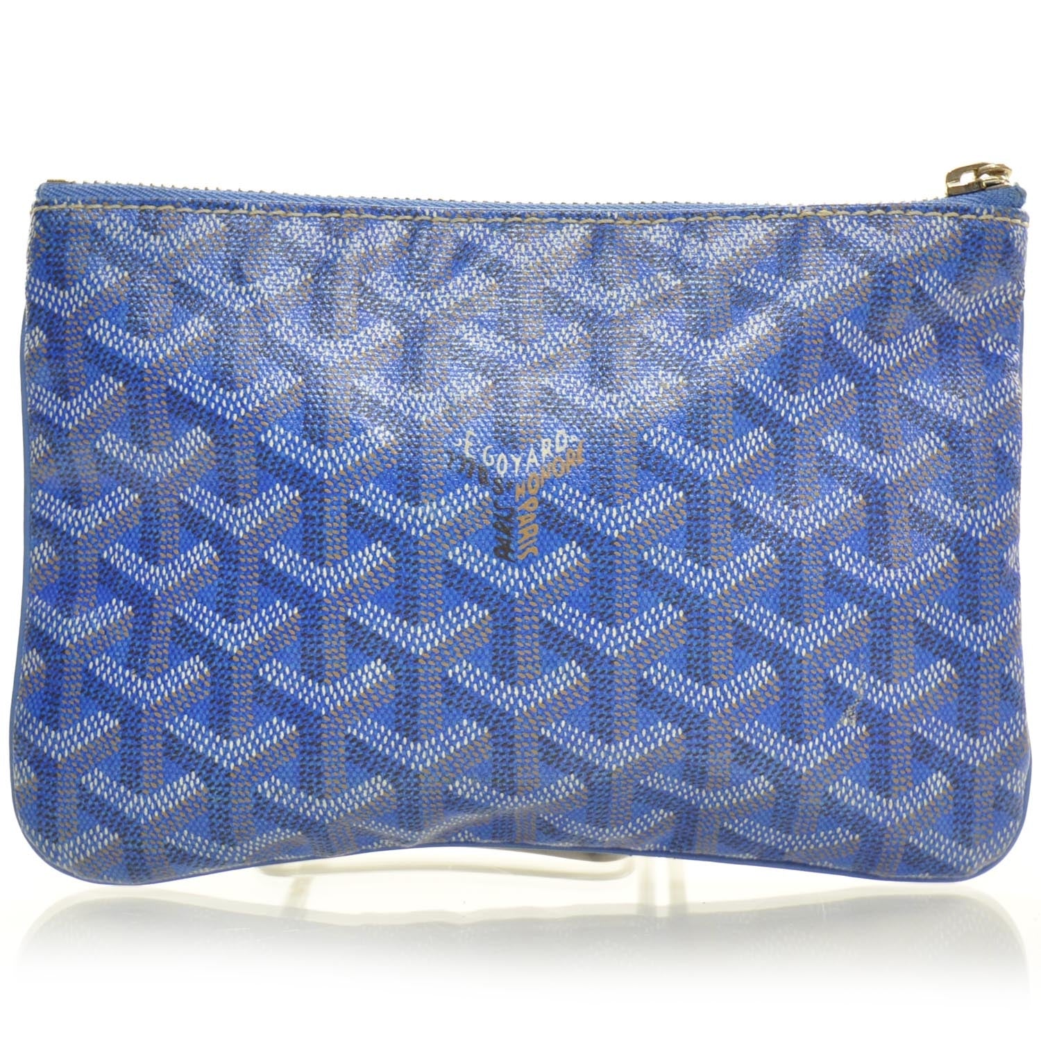 Goyard Goyardine Senat Pochette PM Blue 2 of 6