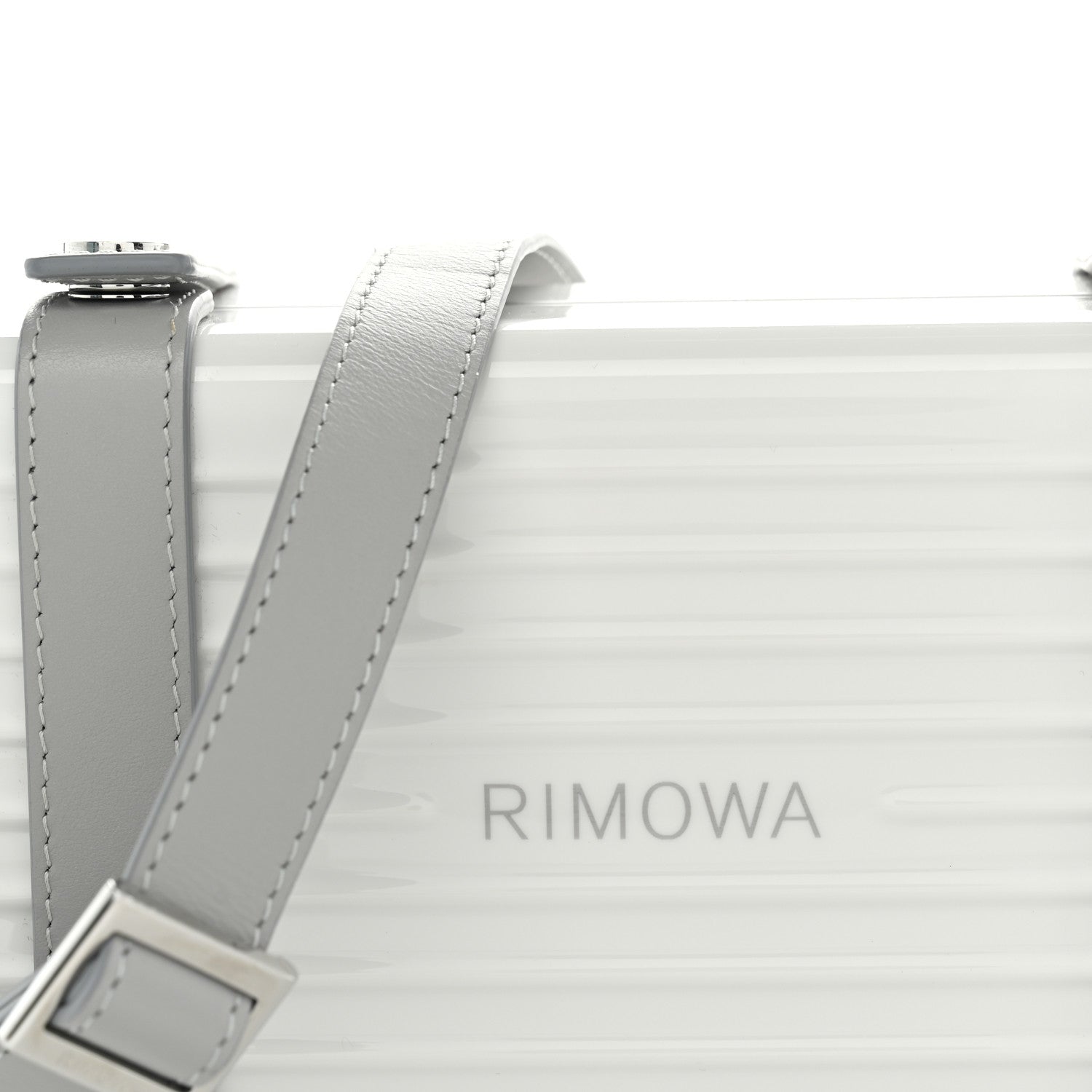 Rimowa Gloss Polycarbonate Personal Cross-Body Bag White Grey 7 of 9