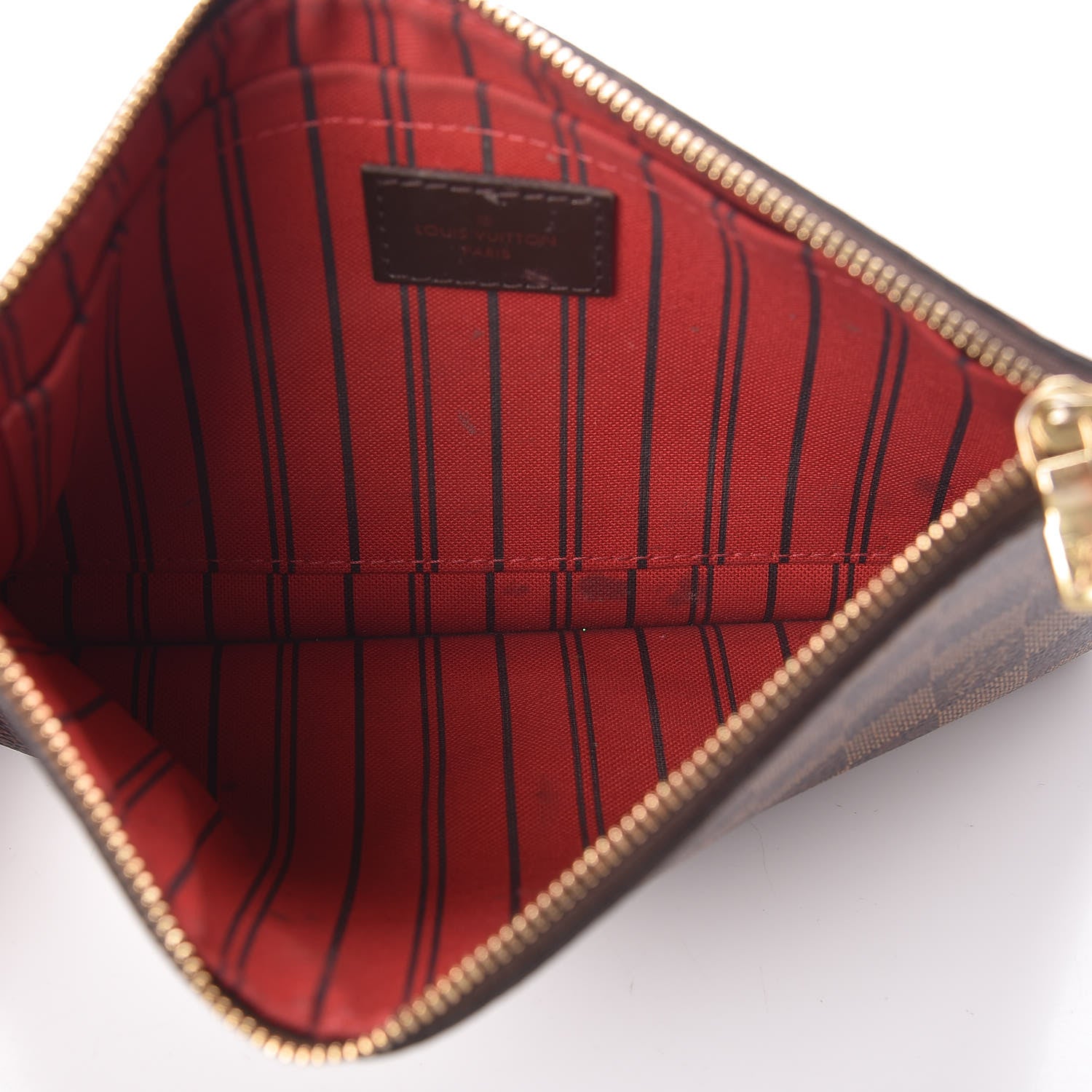 Louis Vuitton Damier Ebene Neverfull MM GM Pochette 5 of 8