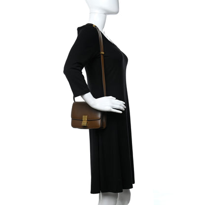 Celine Box Calfskin Small Classic Box Flap Bag Camel 2 of 12