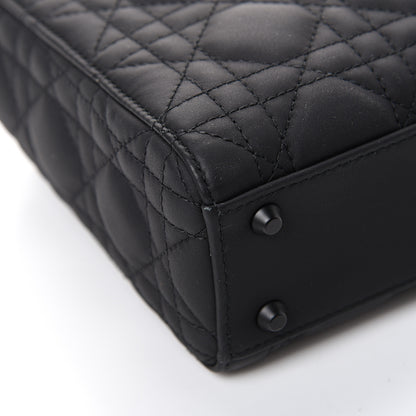 Christian Dior Ultra Matte Calfskin Cannage Mini Lady Dior Black 11 of 11