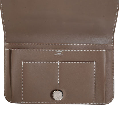Hermes Swift Dogon Duo Wallet Etoupe 7 of 12