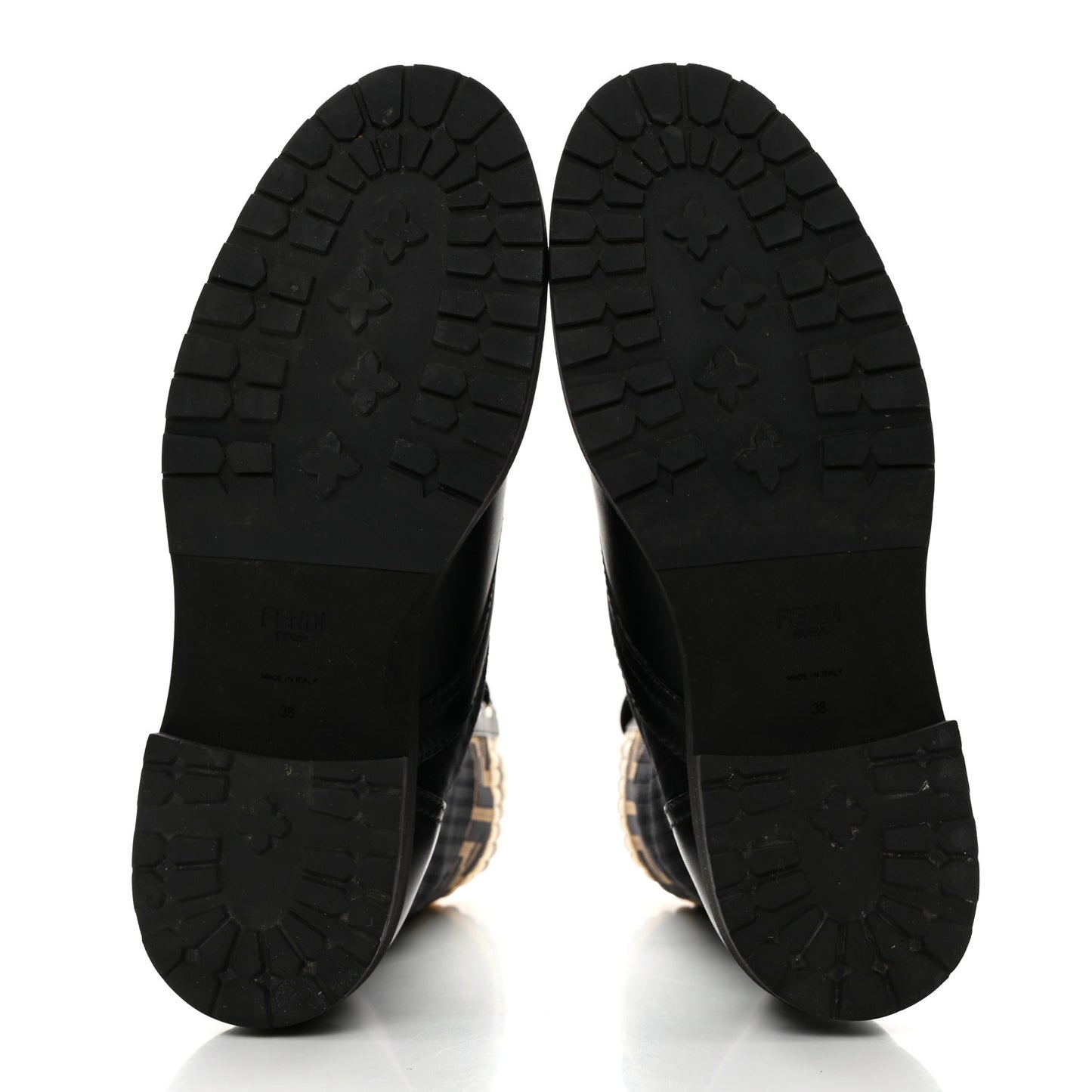 Calfskin Stretch Fabric Rockoko Biker Boots 38 Tobacco Black Marino