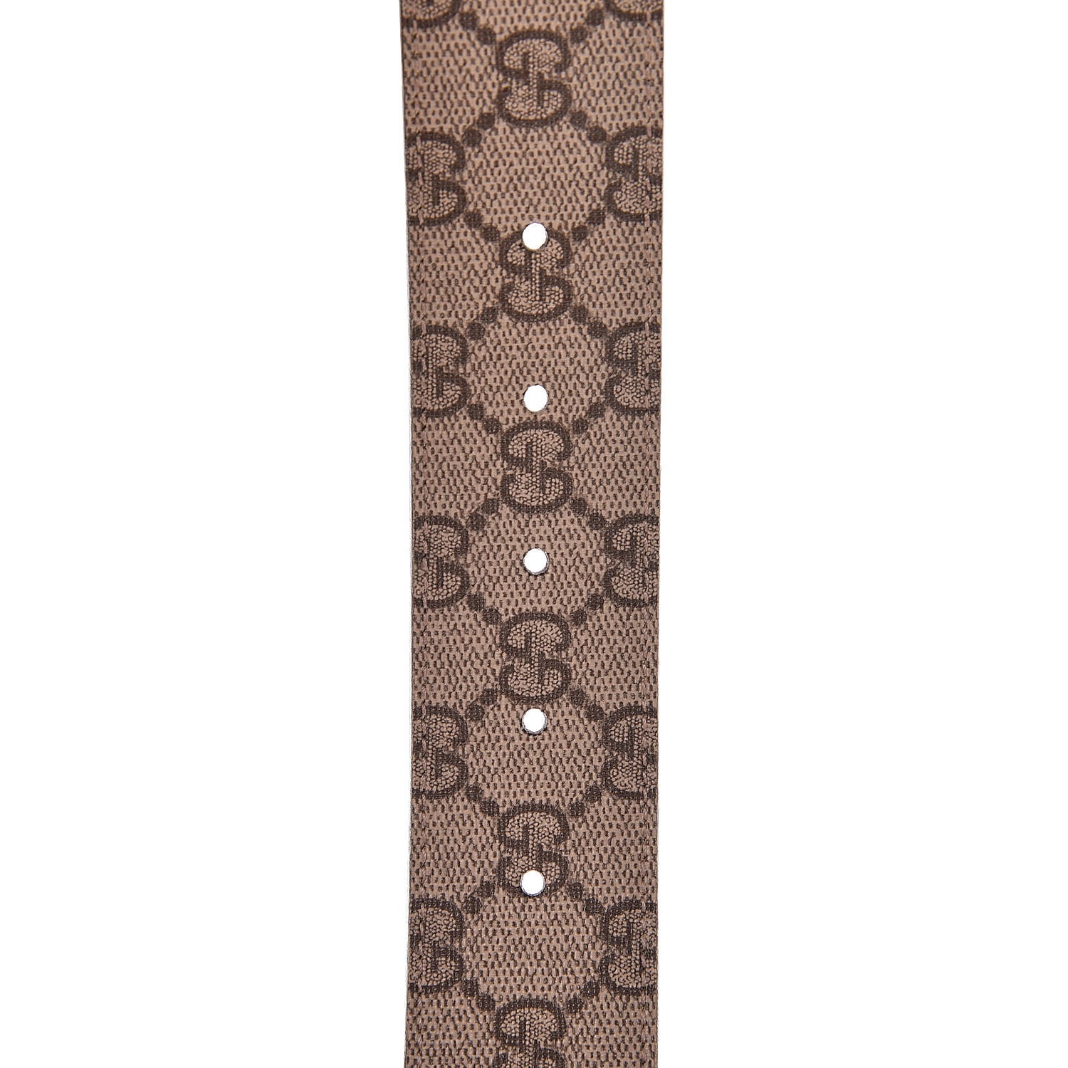 Gucci GG Supreme Monogram Selleria Calfskin Interlocking G 40mm Belt 90 36 Beige Ebony Cocoa 4 of 6