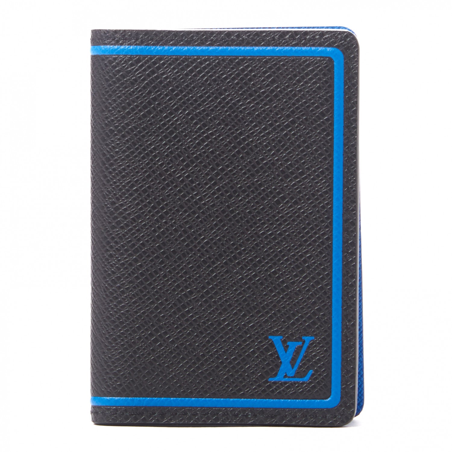 Louis Vuitton Taiga Pocket Organizer Black Blue 1 of 7