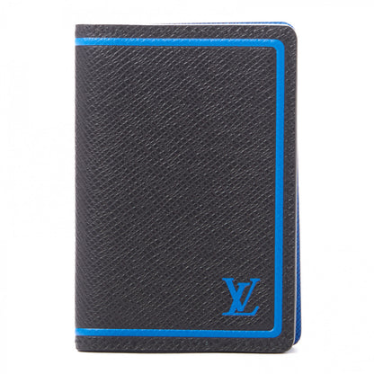 Louis Vuitton Taiga Pocket Organizer Black Blue 1 of 7